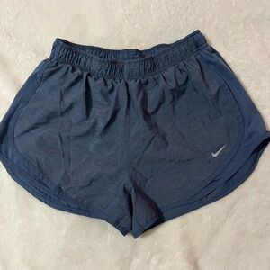 Nike Women's Dark Blue Athletic Shorts